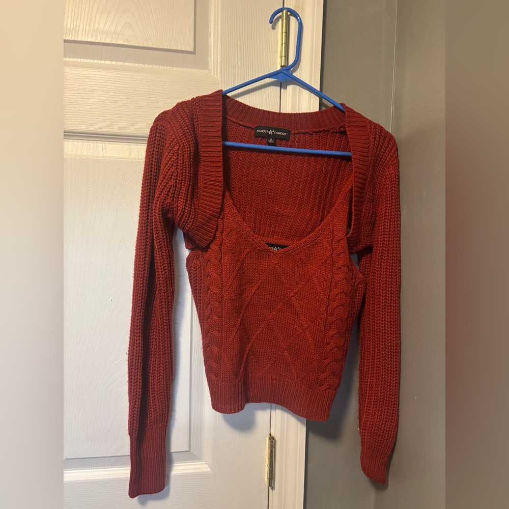 Almost Famous TWO piece Knit Sweater